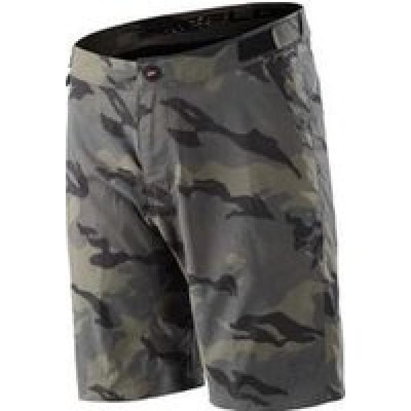 troy lee designs flowline shifty shell spray camo military shorts