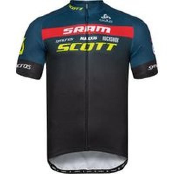 odlo scott sram replica korte mouw jersey zwart