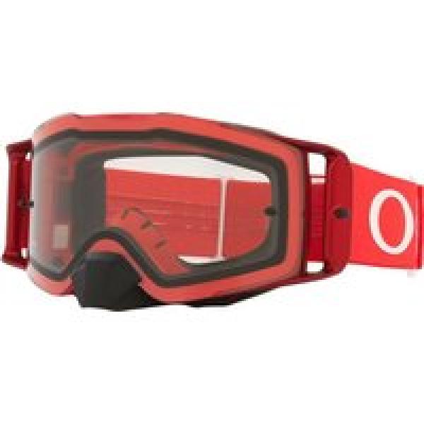 oakley front line mx red clear goggles ref oo7087 79