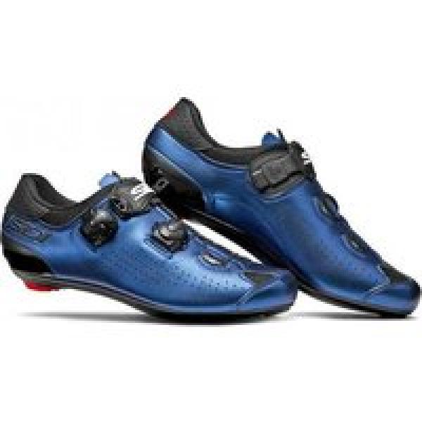 sidi genius 10 road shoes blue iridescent