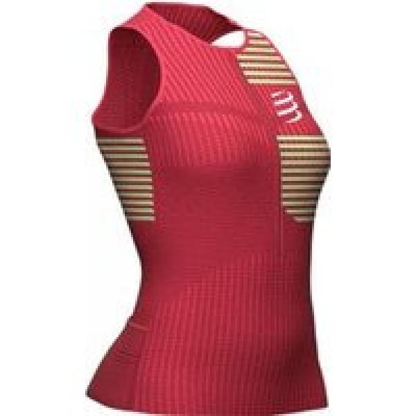 women s tri postural tank top pink