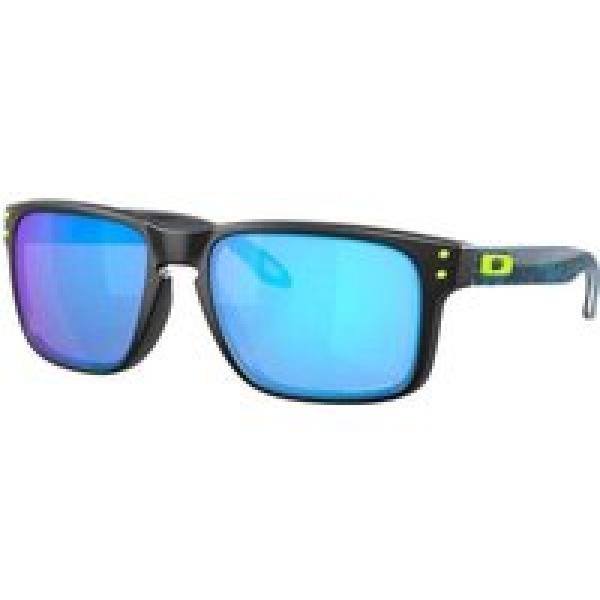 oakley holbrook zwart gepolijst prizm saffier ref oo9102 v555