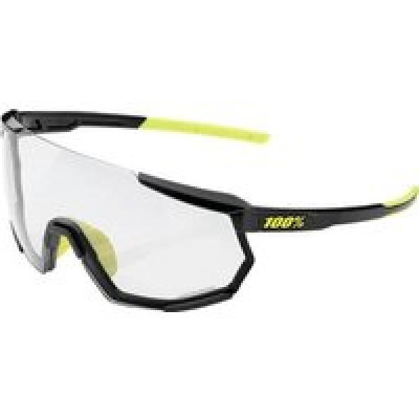 100 racetrap 3 0 goggles glossy black photochromic lenses