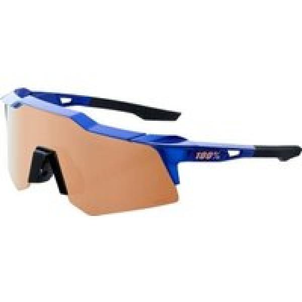 100 speedcraft xs glans kobalt blauw koperen spiegel hiper bril