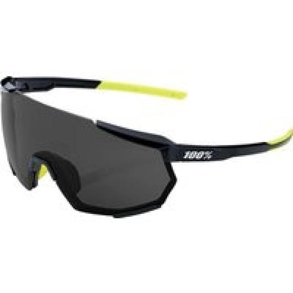 100 racetrap 3 0 goggles glossy black smoked lenses