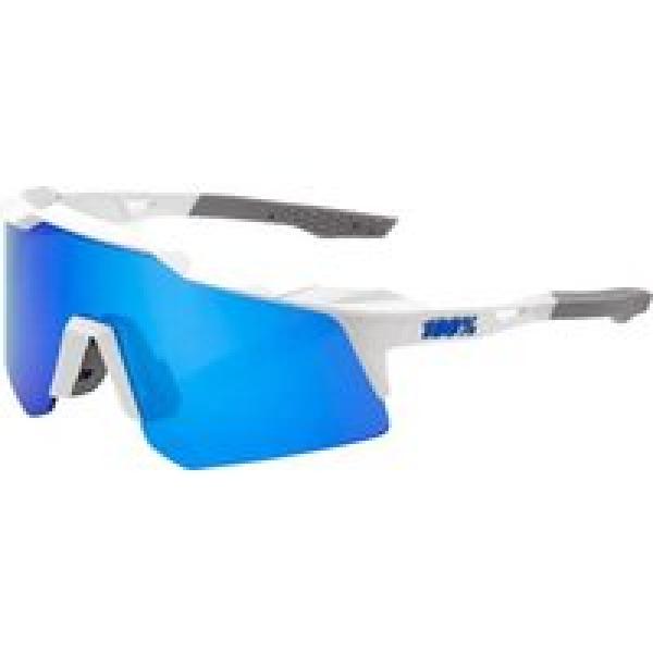 100 speedcraft sl movistar team wit hiper mirror multilayer blauwe lenzen