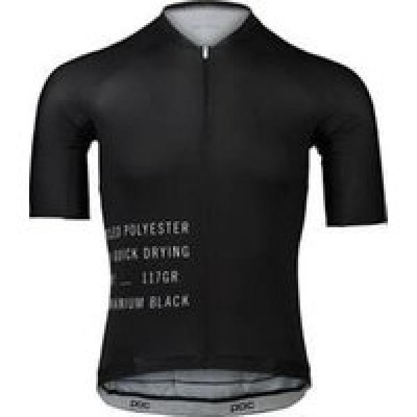 poc pristine print short sleeve jersey zwart