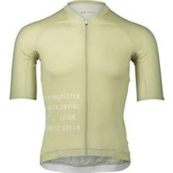 poc pristine print short sleeve jersey green