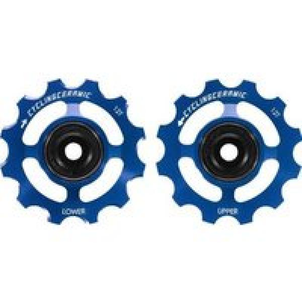 paar cyclingceramic tandwielen voor shimano 12v 9200 8200 blauw