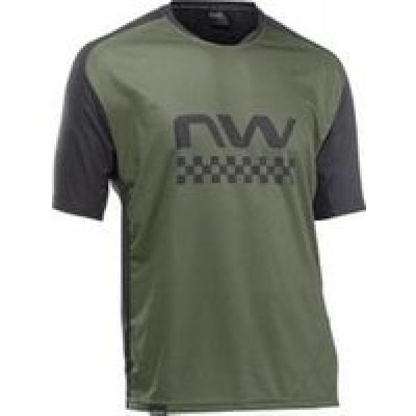 northwave edge short sleeve jersey groen zwart