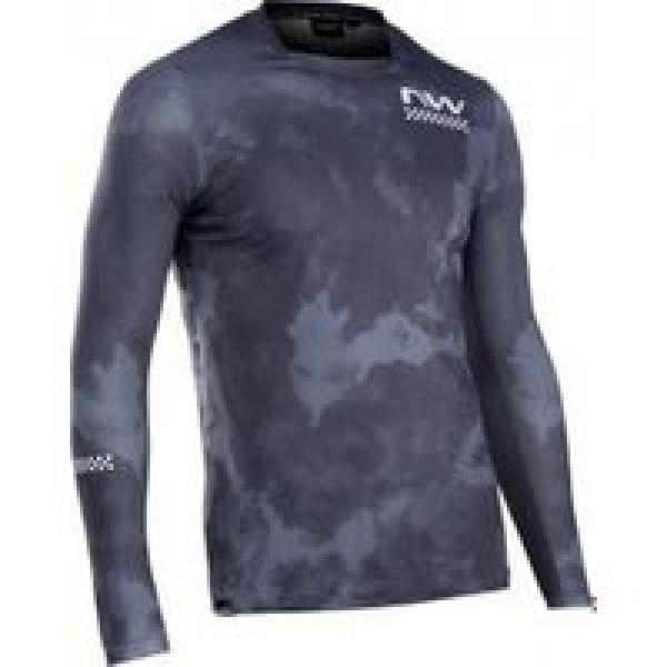 northwave bomb long sleeve jersey grijs donkergrijs