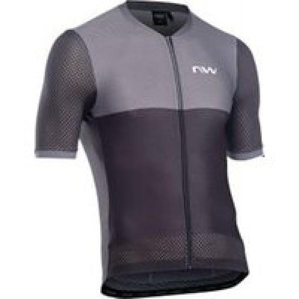 northwave storm air fietsshirt met korte mouwen zwart donker