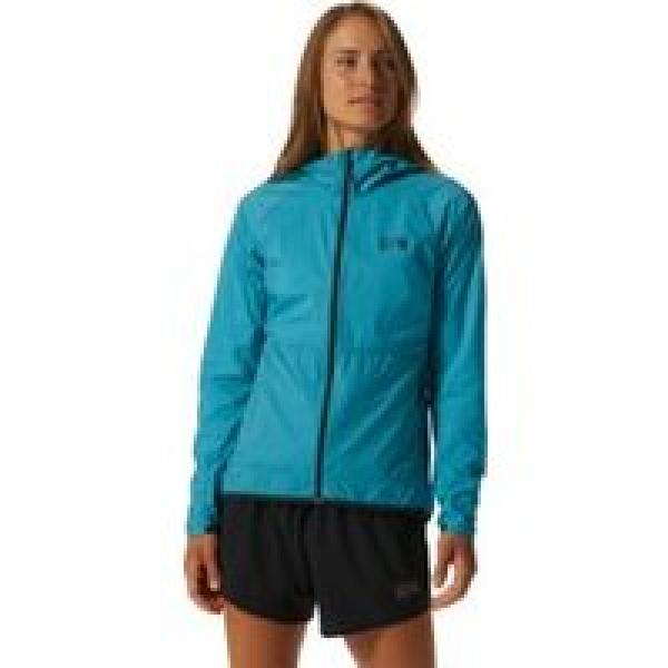mountain hardwear new kor airshell waterproof jacket blue women s