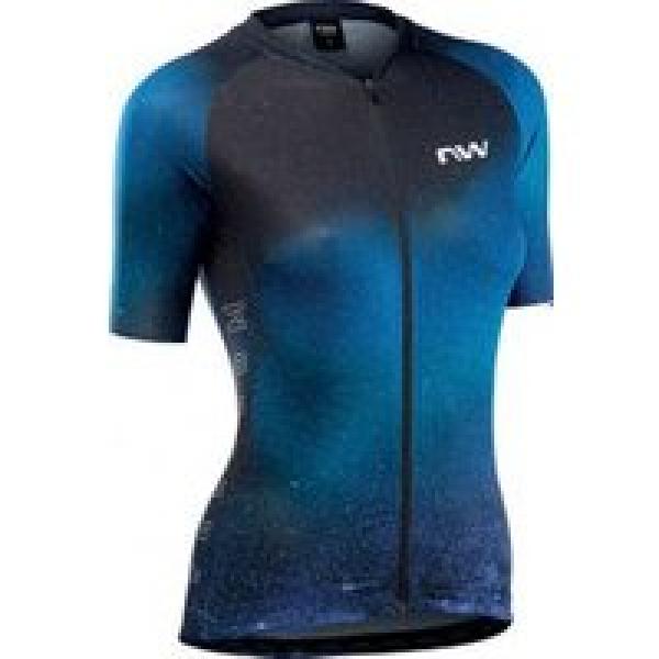 northwave freedom vrouwen short sleeve jersey blauw