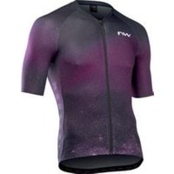 northwave freedom plum violet short sleeve jersey