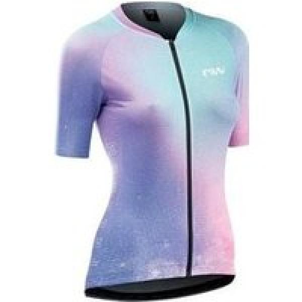 northwave freedom violet fuchsia vrouwen short sleeve jersey