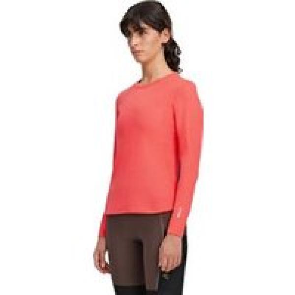 maap women s alt road ride lava red long sleeve jersey