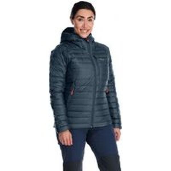 rab microlight alpine women s long jacket blauw