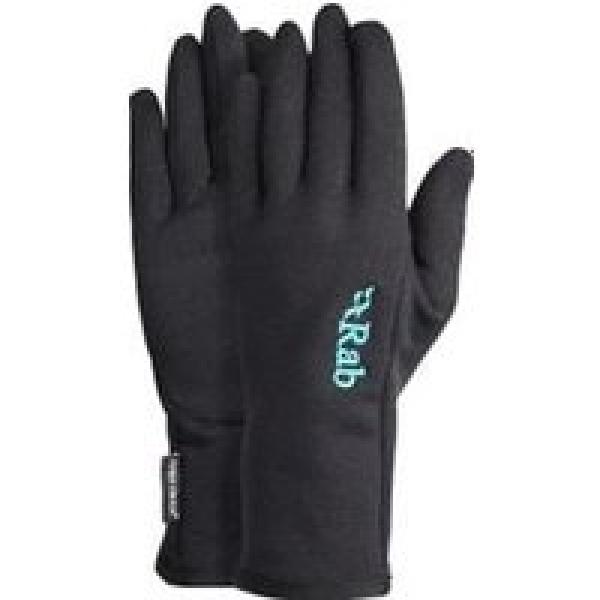 rab women s power stretch pro gloves black unisex