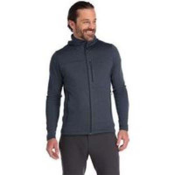 rab graviton grey hooded fleece