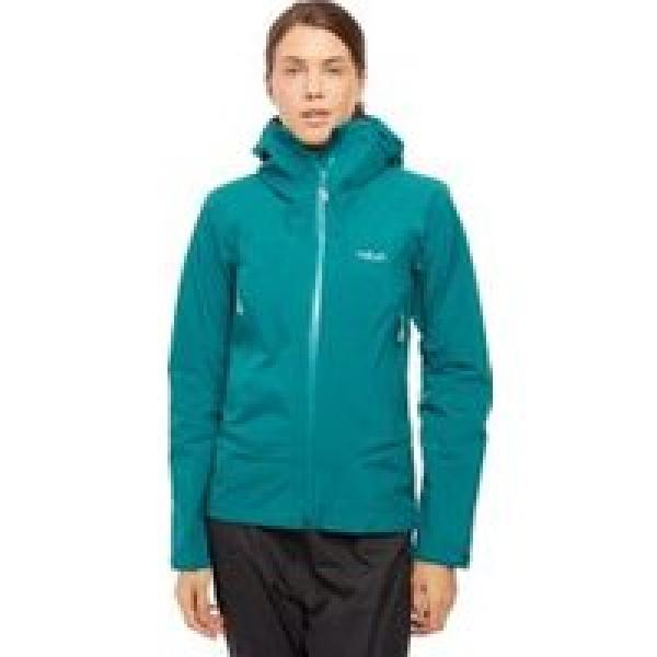 rab meridian women s turquoise waterproof jacket