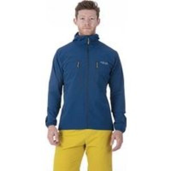 rab borealis softshell jacket blue