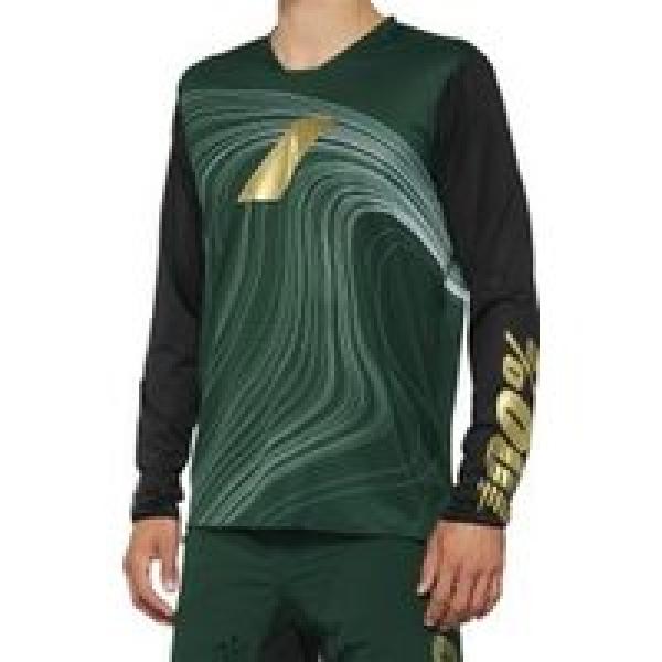 r core x forest green 100 long sleeve jersey