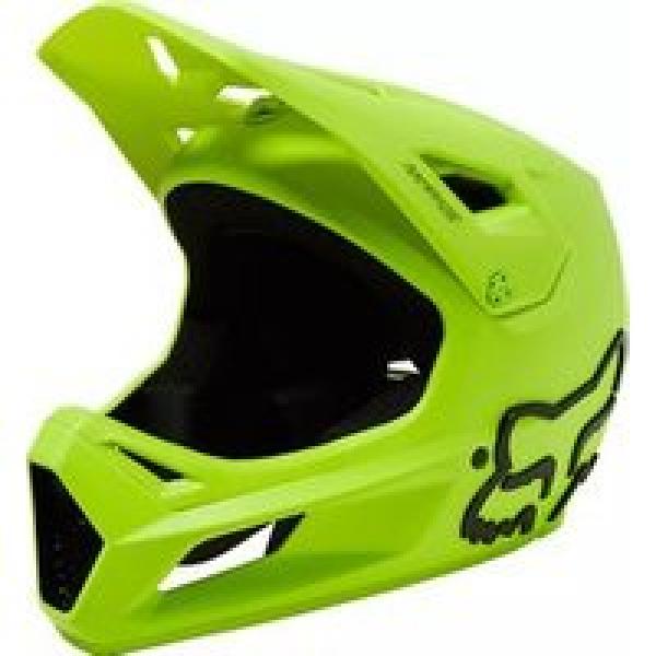 fox rampage full face helm fluorescerend geel