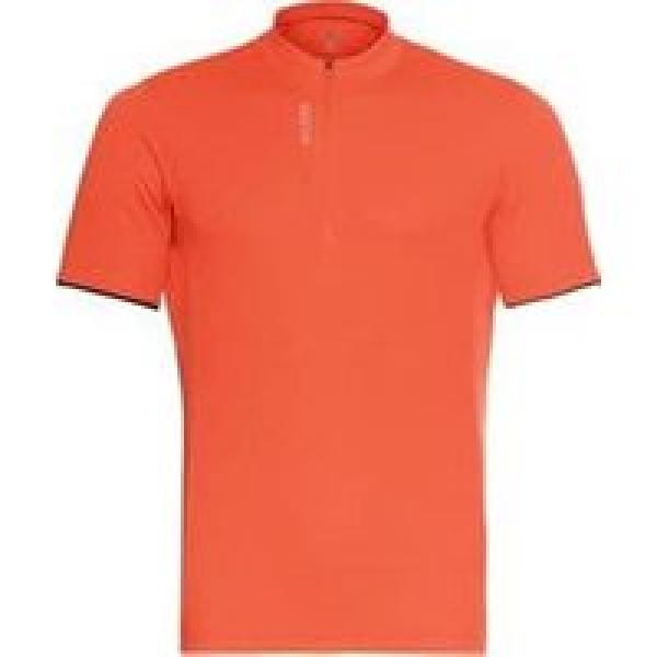 odlo essential orange 1 2 zip short sleeve jersey