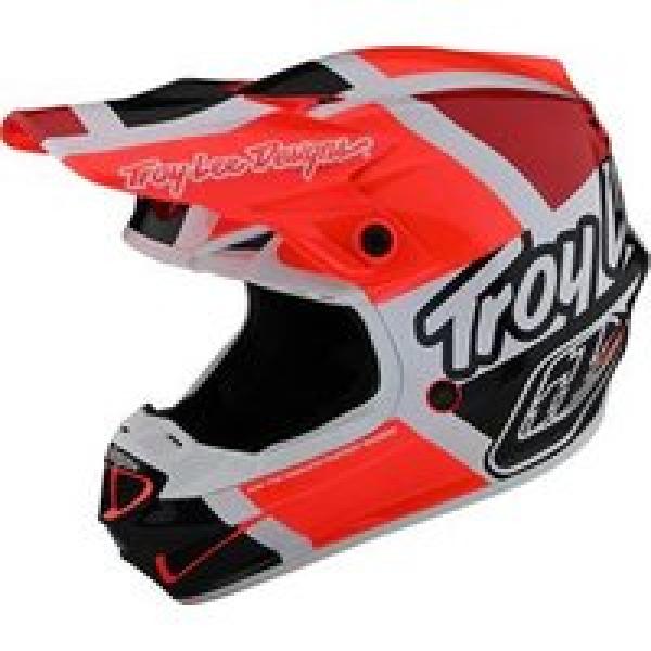 troy lee designs se4 polyacrylite volgelaats helm rood coal