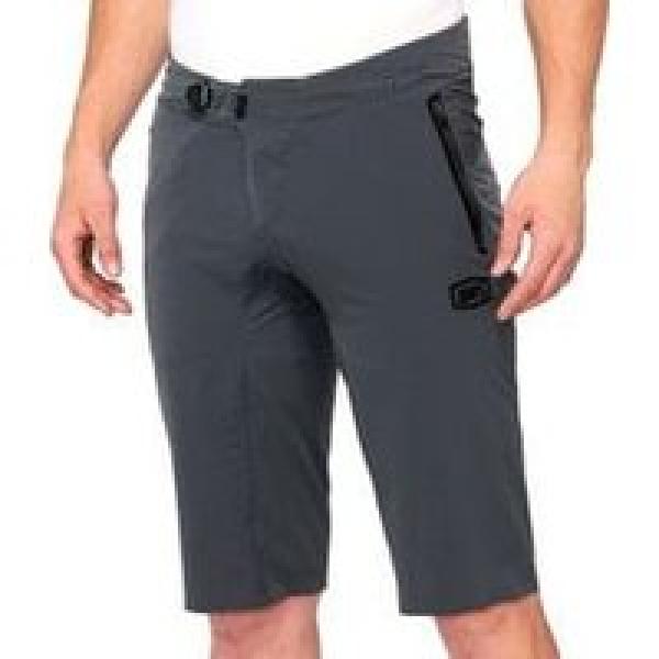 100 celium charcoal grey shorts