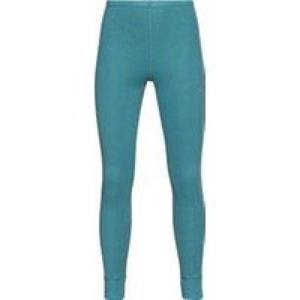 odlo active warm eco kinderen blauwe lange panty