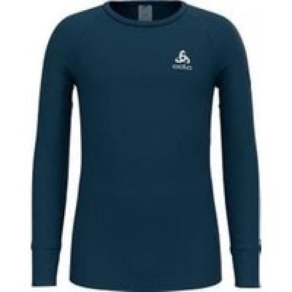 odlo active warm eco long sleeve jersey blauw kind