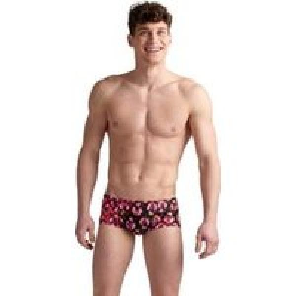 arena zwemshort crazy allover zwart