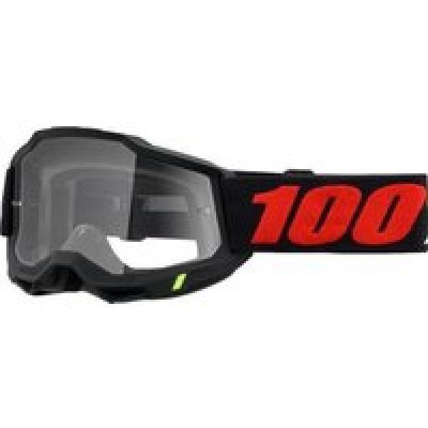 accuri 2 morphuis 100 zwart goggle clear lenses