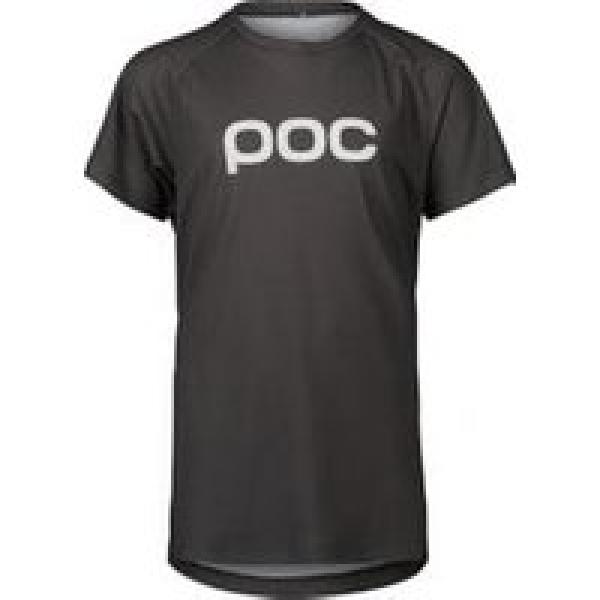 poc essential mtb short sleeve jersey dark grey