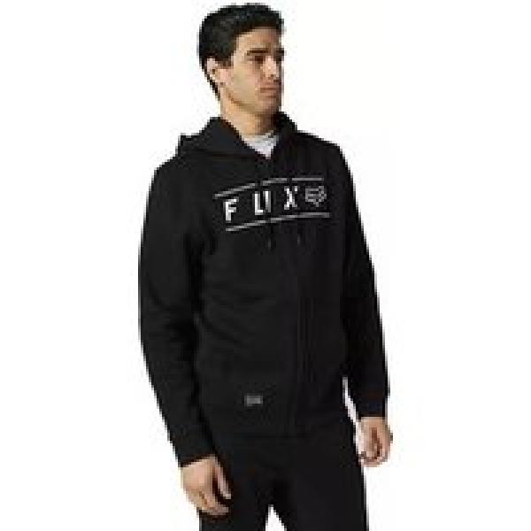 fox pinnacle hoodie zip donkergrijs