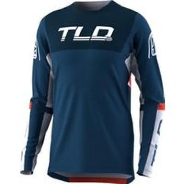 troy lee designs sprint factura jersey blauw oranje