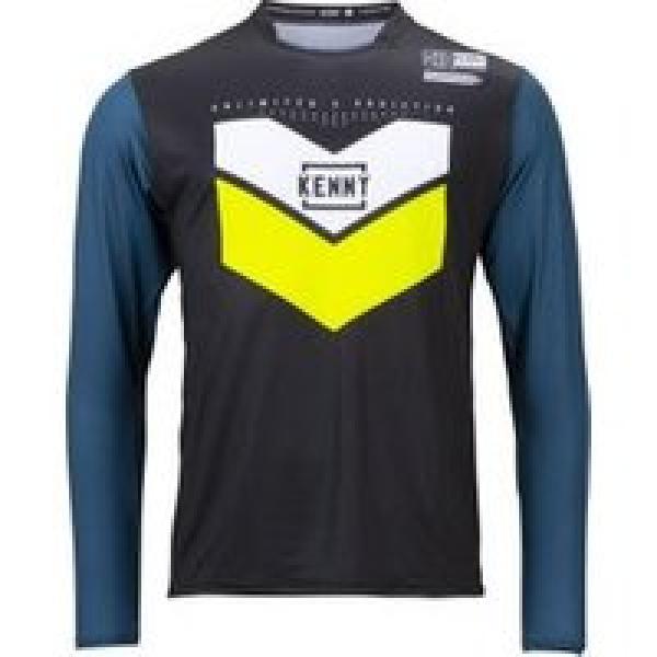 kenny prolight lime black long sleeve jersey