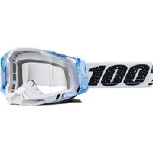 100 racecraft 2 goggle blue mixos clear lenses