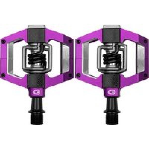 paar crankbrothers mallet trail pedalen paars zwart