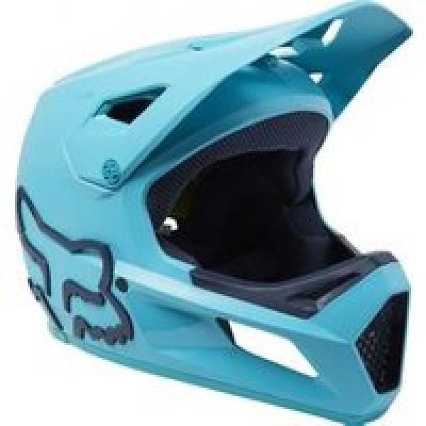 fox rampage turquoise blue integral kinderhelm