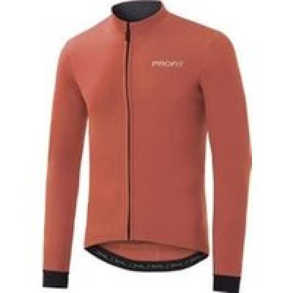 spiuk profit coldandrain long sleeves jersey orange