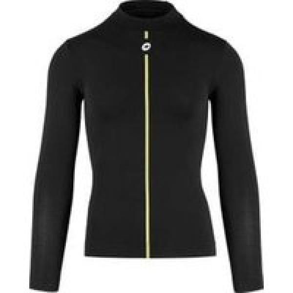 assos spring fall long sleeve jersey zwart