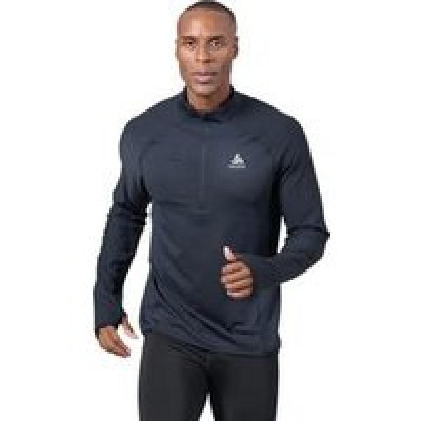 odlo zeroweight 1 2 zip thermal sweater zwart