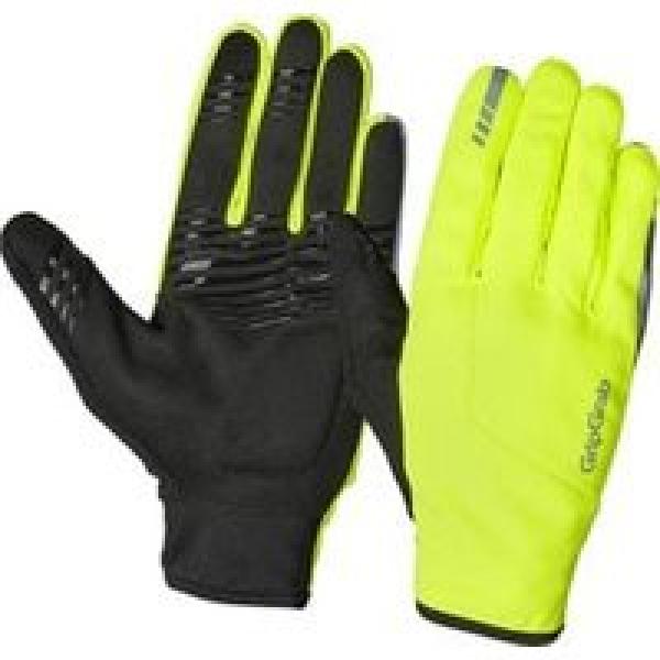 gripgrab hurricane 2 windproof long gloves yellow