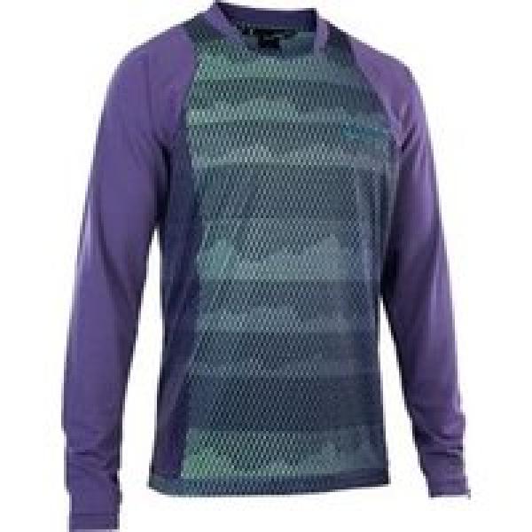 ion scrub long sleeve jersey purple