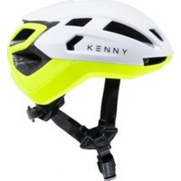 kenny stealth helm wit geel