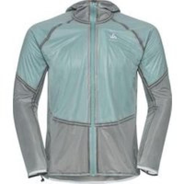 odlo dual dry waterproof jacket women s grey blue