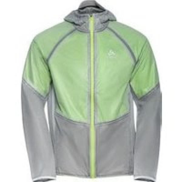 odlo dual dry waterproof jacket grey yellow